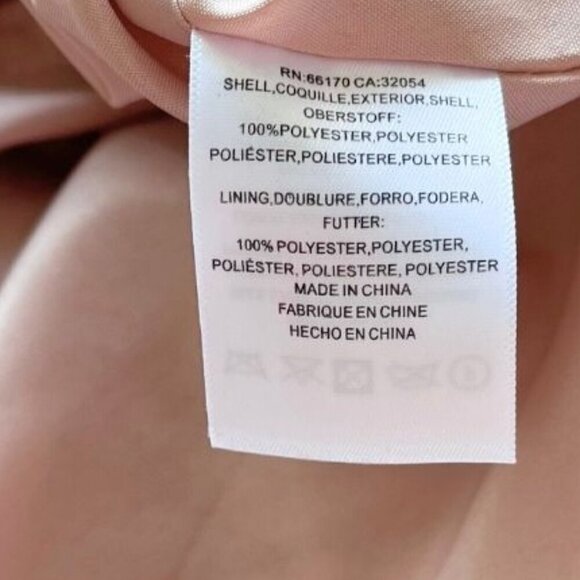 NWT JENNY YOO COLLECTION OLD PINK COLD SHOULDER FLUTTER CHIFFON BRIDESMAID DRESS - Picture 12 of 13